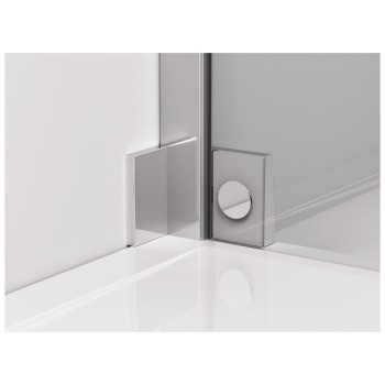 Cabina de dus 90X100 cm, SanSwiss CADURA CA1CG+CAT1, profil crom, sticla securizata 6mm - 1