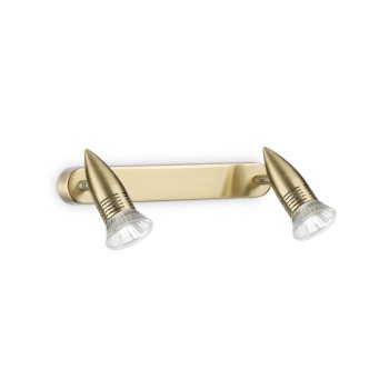 Aplica de perete Alfa AP2 287829 Ideal Lux, alama satinata - 1