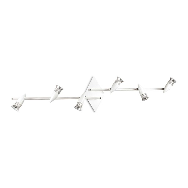 Plafoniera Alfa PL6 122748 Ideal Lux, alb satinat - 1