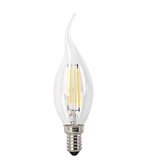 Bec LED E14 cu filament - 1693 Rabalux, 4W, 470lm, A++, lumina neutra 4000K - 1