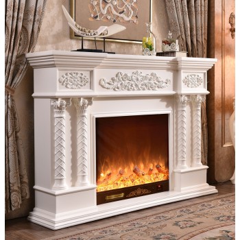 Semineu electric premium MONTECARLO, 1500 x 1160 x 330 mm, alb - 2