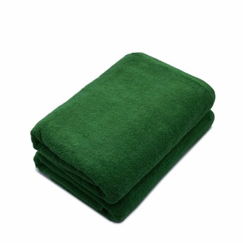 Set 2 prosoape de corp bumbac 100%, 600gsm, Somnart, 70x140cm, verde - 1