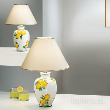Veioza Giardino Lemone - Kolarz, 43, ceramica, decor lamai, pictat manual - 1