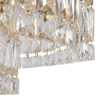 Plafoniera DUNE MAYTONI DIA005CL-06G, D 45cm, 6 becuri E14, gold cu pandantive decorative - 1
