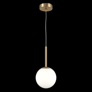 Pendul BASIC Maytoni MOD321PL-01G1, D15, E14, 40W, auriu, alb - 1