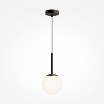 Pendul BASIC Maytoni MOD321PL-01B, D15, E14, 40W, negru, alb - 1