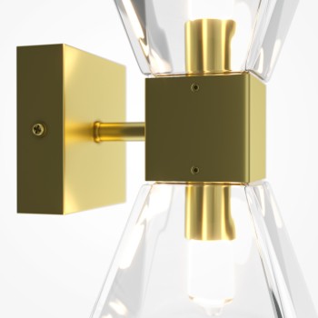 Aplica de perete COCTAIL Maytoni MOD325WL-02G, G9 2x28W, auriu - 1