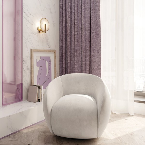 Aplica de perete MARMO Maytoni MOD099WL-01G2, E14 1x 40W, auriu mat - 1
