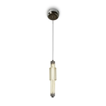 Pendul VERTICALE Maytoni MOD308PL-L9CG3K LED 8W, 800lm, crom, coniac - 1
