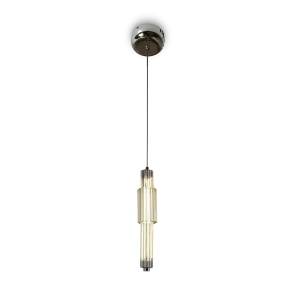 Pendul VERTICALE Maytoni MOD308PL-L9CG3K LED 8W, 800lm, crom, coniac - 1