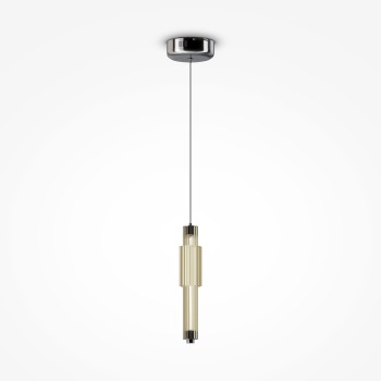 Pendul VERTICALE Maytoni MOD308PL-L9CG3K LED 8W, 800lm, crom, coniac - 1