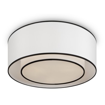 Plafoniera BERGAMO Maytoni MOD613CL-03W, E27 3x60W, alb, negru - 1