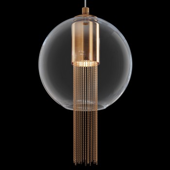 Pendul FLUSSO Maytoni P095PL-01BZ, D20, GU10 12W, bronz - 1