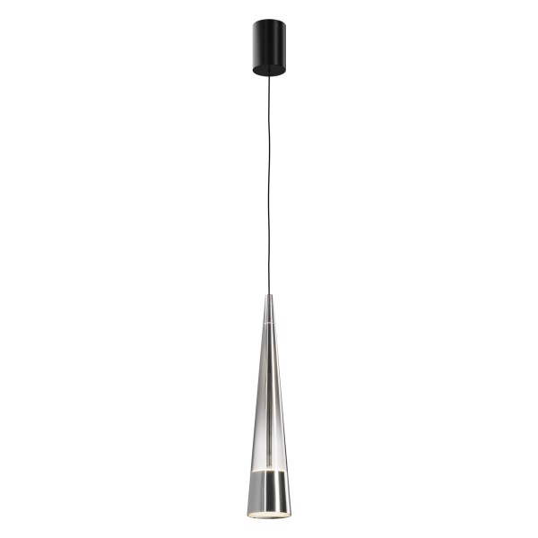 Pendul SINTESI Maytoni P090PL-L12CH3K, LED 12W, 420lm, negru, crom - 1