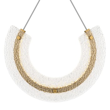 Pendul MAYA Maytoni P091PL-L18G3K, LED 10W, 350lm, auriu - 1