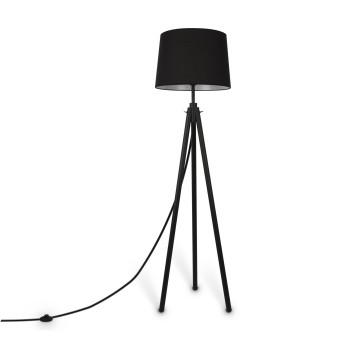 Lampadar CALVIN Maytoni Z177FL-01B, E27 60W, negru - 1