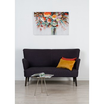 Tablou pictat manual PEONY Mendola Interior, 60X90 cm, FSC 100%, cu tema florala - 1