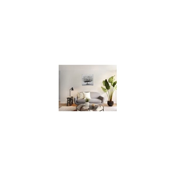 Tablou pictat manual Memory Tree, dimensiunea 80x80cm - 1