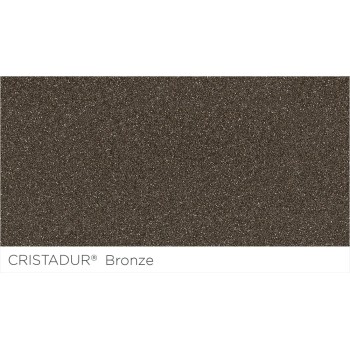 Chiuveta bucatarie Schock Tia D-100LS Cristadur Bronze 780 x 500 mm, sifon automat, reversibila, montare pe blat, bronz - 1