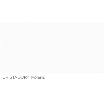Chiuveta bucatarie Schock Tia D-100LS Cristadur Polaris 780 x 500 mm, sifon automat, reversibila, montare pe blat, alb - 1