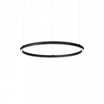Lustra decorativa ORACLE Slim Round 304380 Ideal Lux, Ø50, LED 32W, 4000K, negru