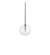 Pendul decorativ EQUINOXE SP1 306537 Ideal Lux, D15, G4, 2W, crom cu abajur transparent