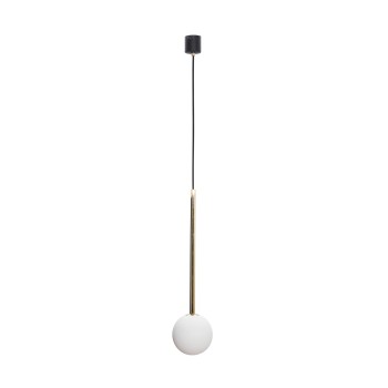Pendul decorativ ALI 5639 Zuma Line, G9, 1x40W, negru, gold, alb - 1