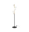 Lampadar ALI 5649 Zuma Line, G9, 5x40W, negru, gold, alb