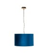 Pendul decorativ INGA P06-GD-BL Zuma Line, E27, 40W, albastru, gold