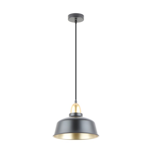 Pendul decorativ MENSA A8063-BK Zuma Line, E27, 40W, negru, gold - 1