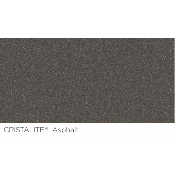 Chiuveta bucatarie Schock Typos D-100S Cristalite Asphalt 860 x 435 mm, granit, reversibila, montare pe blat, gri asfalt - 1