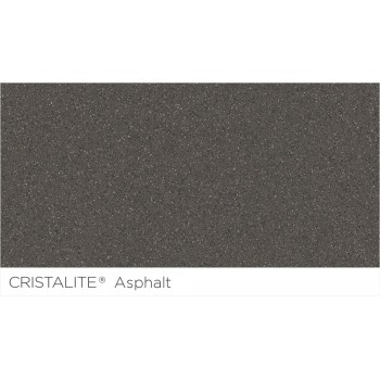 Chiuveta bucatarie Schock Viola N-200S Cristalite Asphalt 790 x 500 mm, granit, reversibila, montare pe blat, gri asfalt - 1