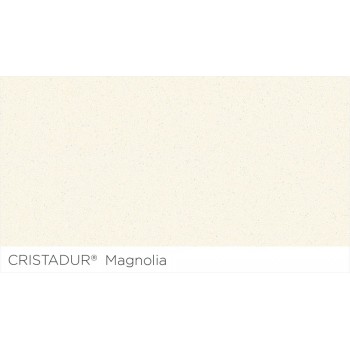 Chiuveta bucatarie Schock Mono D-100XS Cristadur Magnolia 780 x 510 mm, granit, reversibila, montare pe blat, alb cremos - 1