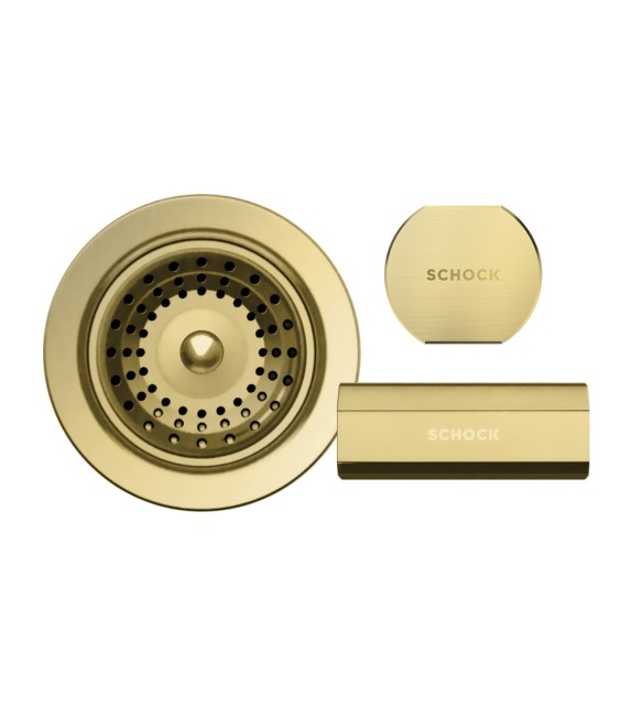 Parti vizibile Schock pt chiuveta cu kit de scurgere automat MOND150 White Gold - 1