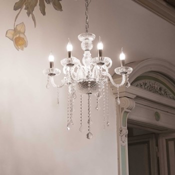 Candelabru GIUDECCA SP6 027821 IDEAL LUX, transparent - 1