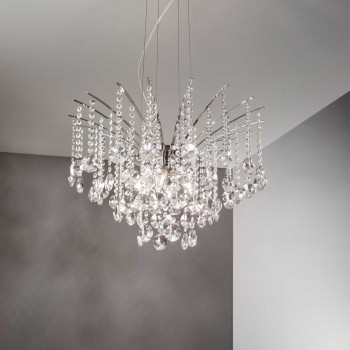 Lustra cu cristale AUDI-77 SP8 020556 Ideal Lux, D65, crom - 1