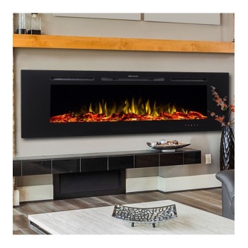 Semineu electric incorporabil ArtFlame GEFEST, 1520 x 544 x 140 mm, negru, cu telecomanda - 1