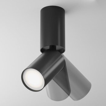Spot design FOCUS S C051CL-01B MAYTONI, D 5.2cm, H 19 cm, GU10, aluminiu, negru - 1