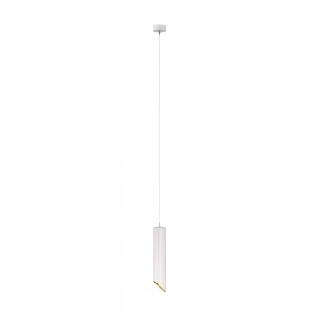 Pendul design LIPARI P044PL-01-30GU10-W MAYTONI, D 6cm, H 33 cm, GU10, aluminiu, alb-gold - 1
