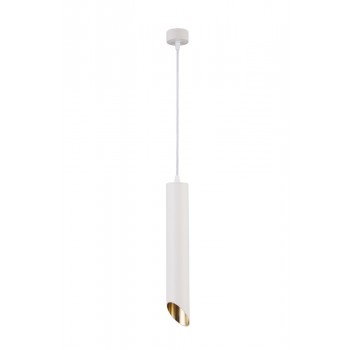 Pendul design LIPARI P044PL-01-40GU10-W MAYTONI, D6cm, H43cm, GU10, aluminiu, alb-gold - 1