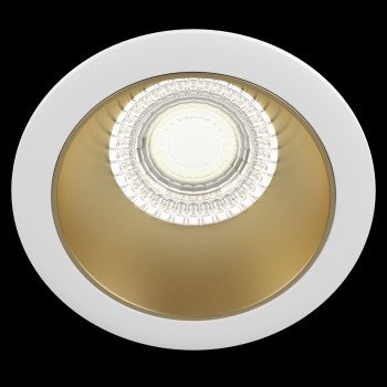 Spot design DOWNLIGHT SHARE DL053-01WMG MAYTONI, D8.5cm, H3,7cm, GU10, aluminiu, alb-gold - 1