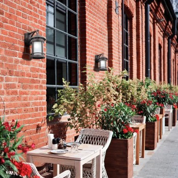 Aplica de exterior SALAMANCA Maytoni O031WL-01BR, E27 60W, aluminiu finisaj maro - 1