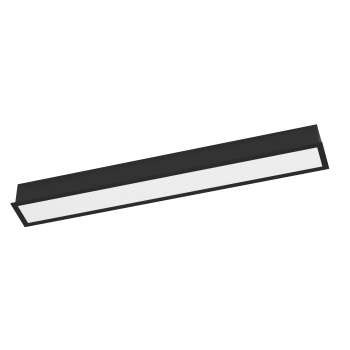 Plafoniera de exterior SALITTA Eglo 900264, LED 14W, 1680lm, otel negru, dispersor alb - 1