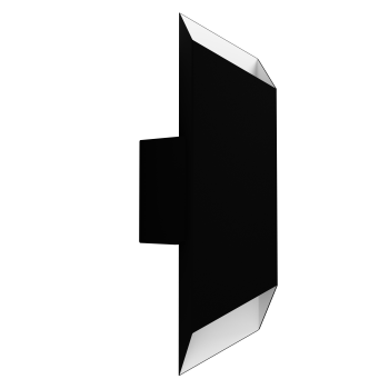 Aplica de perete exterior SPIAZZINA Eglo 900132,LED 5W, 360lm, otel negru, alb - 1