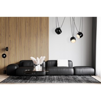 Pendul EYE King Home MD20502-A-200.3, LED 22,5W, 1800lm, aluminiu, negru - 1