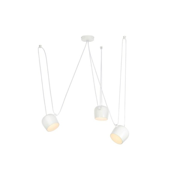 Pendul EYE King Home MD20502-A-200.WH.3, LED 22,5W, 1800lm, aluminiu, alb - 1