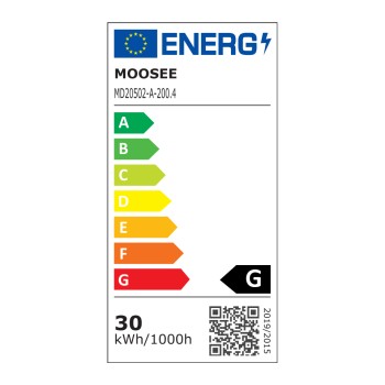 Pendul EYE King Home MD20502-A-200.4, LED 30W, 2400lm, aluminiu, negru - 1
