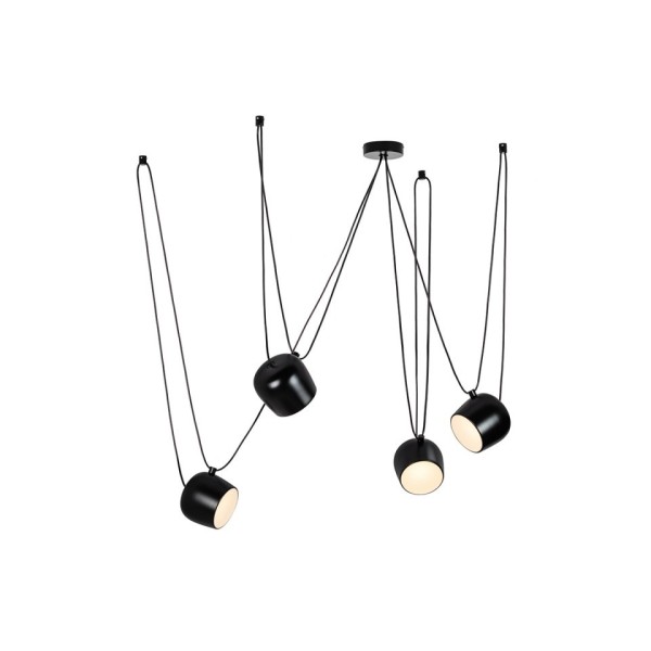Pendul EYE King Home MD20502-A-200.4, LED 30W, 2400lm, aluminiu, negru - 1
