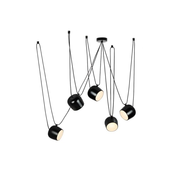 Pendul EYE King Home MD20502-A-200.5, LED 37,5W, 3000lm, aluminiu, negru - 1