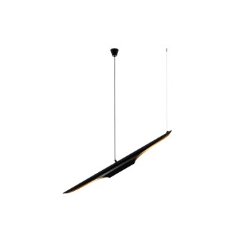 Pendul CONTEO Moosee MSE010100325, E27 2x40W, aluminiu, negru mat, gold - 1